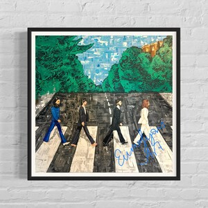 Abbey Road Art Print | Abbey Road Abstract | Pop Culture | Beatles Artwork | Abstract Beatles Art | Album Cover Art  | Beatles Abbey Road