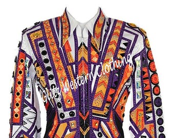 orange and purple jacket