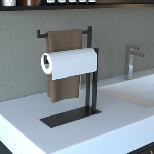 Suporte para toalhas de papel de bancada, porta-toalhas móvel, presente de inauguração de casa
