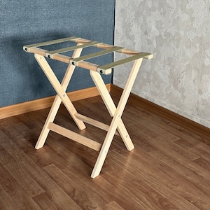 Foldable Luggage Rack, Suıtcase Stand, Housewarming Gift image 2