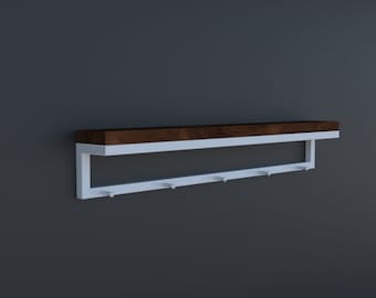 Coat Rack with Shelf, Entrway Furniture, Housewarming Gift