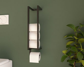 Porte-papier hygiénique avec rangement, décoration de salle de bain, cadeau de pendaison de crémaillère