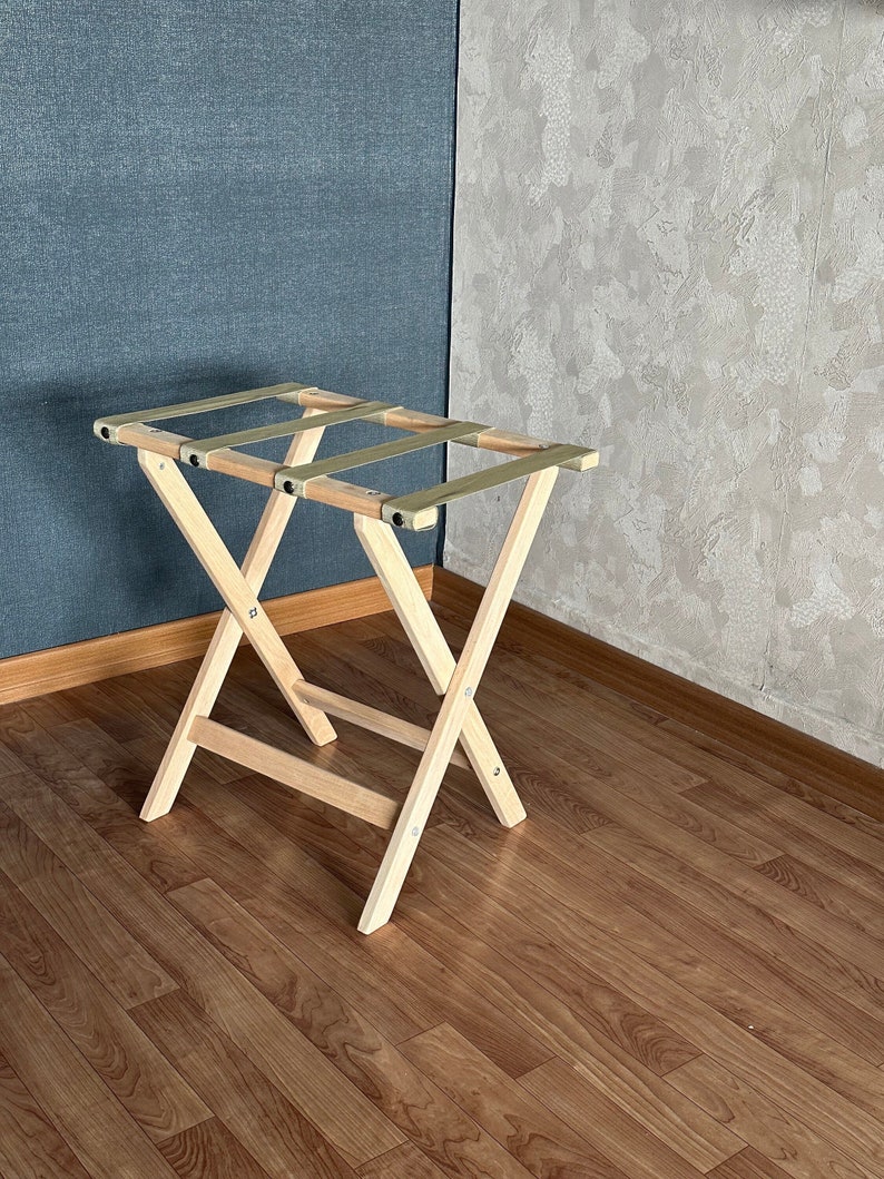 Foldable Luggage Rack, Suıtcase Stand, Housewarming Gift image 2