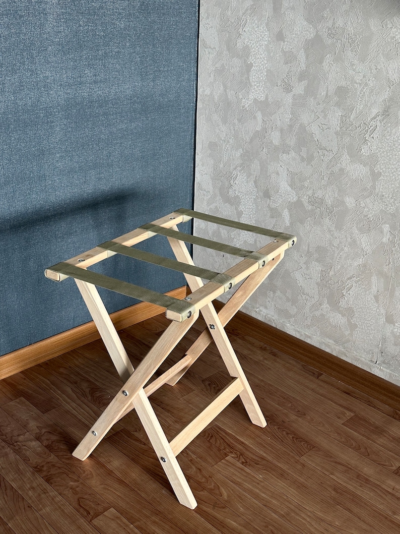 Foldable Luggage Rack, Suıtcase Stand, Housewarming Gift image 6