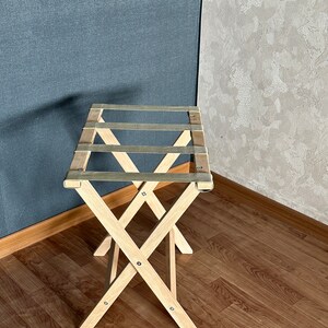 Foldable Luggage Rack, Suıtcase Stand, Housewarming Gift image 9