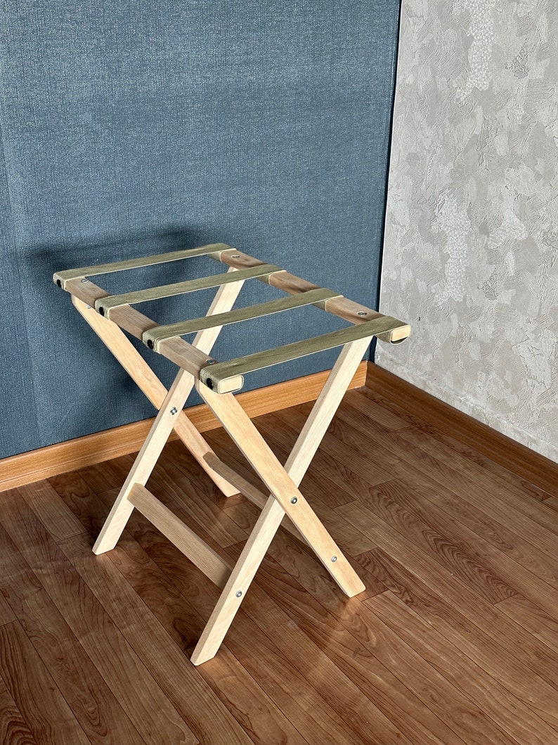 Foldable Luggage Rack, Suıtcase Stand, Housewarming Gift image 10