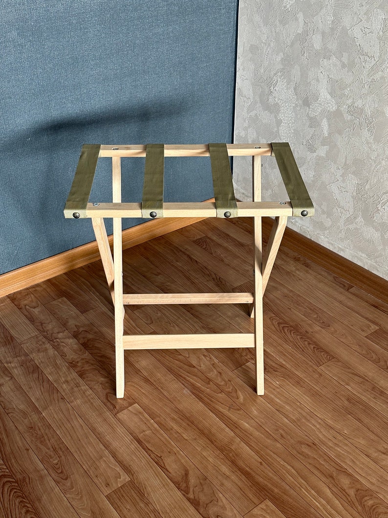 Foldable Luggage Rack, Suıtcase Stand, Housewarming Gift image 7