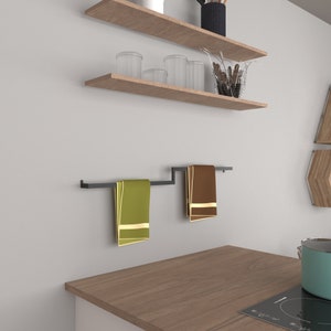 Minimalist Kitchen Bathroom Towel Holder, Hand Towel Rack, Housewarming Gift