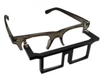 Jewelers Head Magnifying Glasses Half Frame Telesight Magnifier. Choose Magnification Below