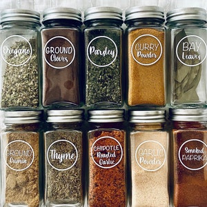 Spice Labels .SVG and .PNG File Download