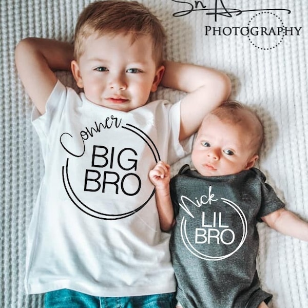 Big Brother and Little Brother T-shirt SVG and PNG Download