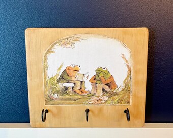 Frog & Toad Handcrafted Wooden Key Rack for Wall (set B) - Etsy