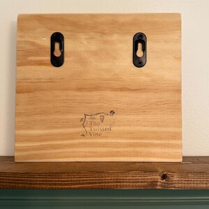 Frog & Toad Handcrafted Wooden Key Rack for Wall (3 Hook) image 5
