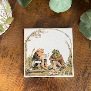 Frog & Toad (A)-Ceramic Coasters- Set of 4 Variety image 4