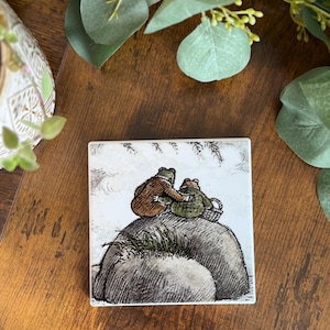 Frog & Toad (A)-Ceramic Coasters- Set of 4 Variety image 6