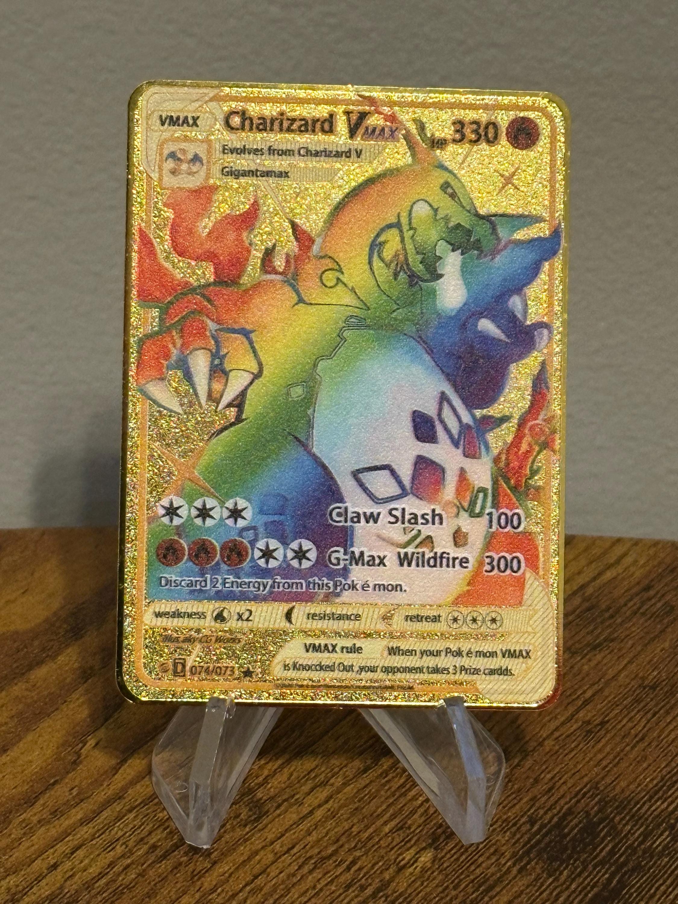 Charizard Vmax Rainbow Rare - Etsy
