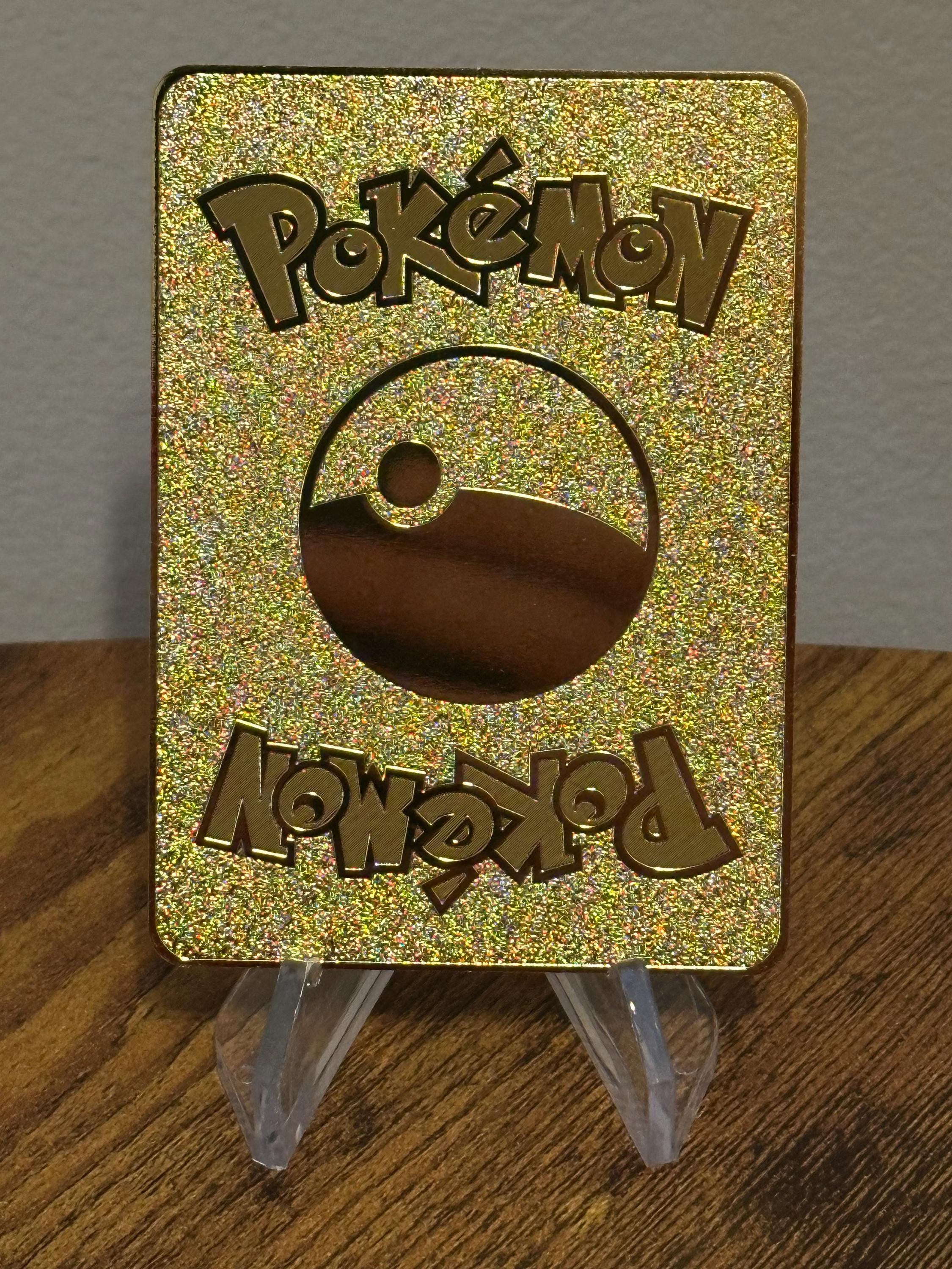 Charizard VMAX Rainbow Gold Metal Card Collectible Gift-display - Etsy