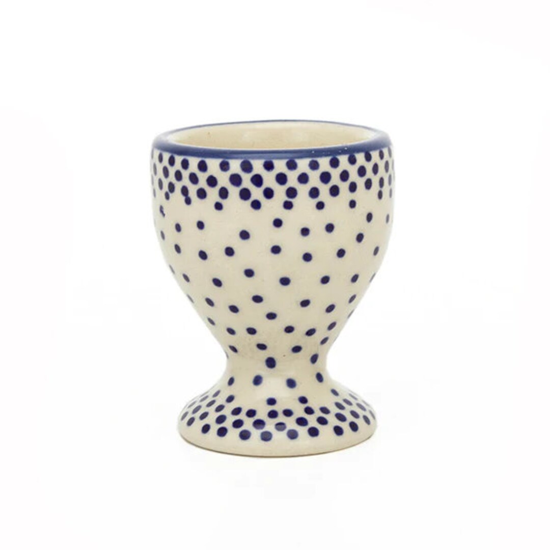 Handmade Ceramic Egg Stand Handpainted Stoneware Egg Holder Etsy