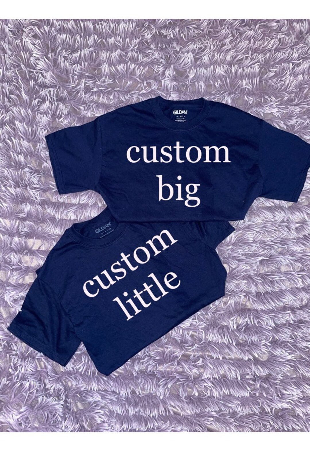 CUSTOM Big Little Shirt Etsy