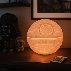 Lampa RGB Star Wars Death Star | Wyjątkowa i geekowska dekoracja domu