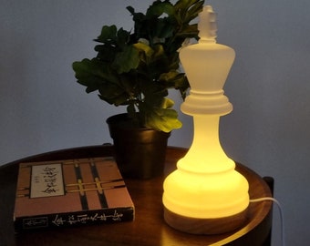 Chess King Lamp - Classic Elegance with a Modern Touch
