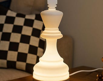 Lampe Roi d'Échec - Élégance Classique avec une Touche Moderne