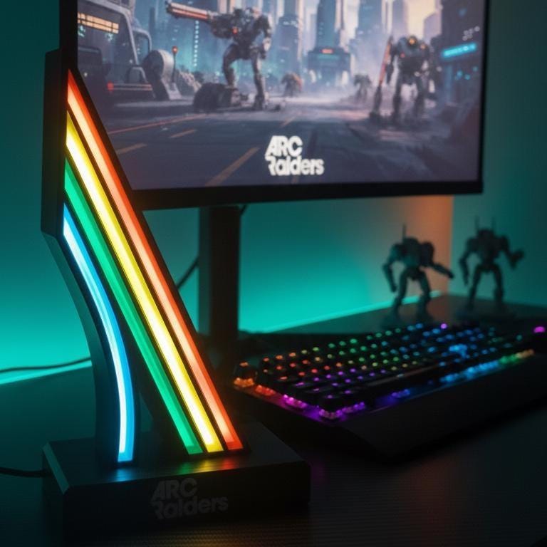 Arc Raider LED Lamp – Dimmable Sci-fi Gaming Lighting (custom Option ...