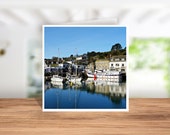 Padstow Harbour Card, Padstow Harbour Birthday Card, Padstow Harbour Christmas Card, Anniversary card Padstow Harbour Coaster, Harbour Print