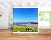 White Bells at Booby’s Bay Card, Booby’s Bay Birthday Card, Booby’s Bay Christmas Card,Booby’s Bay Card Booby’s Bay coaster, Ceramic Gift