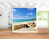 Constantine Bay Card, Cornish Seascape Card, Constantine Bay Birthday Card, Constantine Bay Thank You  Card, Constantine Bay Cornwall Card