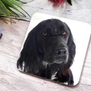 Cocker Spaniel Coaster, Cocker Spaniel Birthday Coaster, Cocker Spaniel Thank you Coaster, Cocker Spaniel Christmas Coaster, Coaster for Cocker Spaniel Owner, Cocker Spaniel Coaster for her, Cocker Spaniel Coaster for him, Cocker Spaniel Coaster