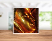 Card for Thailand Lovers, Card for Buddhists, Reclining Buddha Card, Wat Po Temple Bangkok, Buddhist Card, Relaxing Card, Face of Buddha