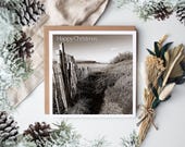 Rock near Padstow Coastal Path Card Cornwall Walker Card Cornish Birthday Card Cornwall Christmas Card, Rock In Cornwall Card, Rock Cornwall