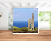 Carn Galver Tin Mine Card, Carn Galver Birthday Card, Carn Galver Tin Mine Greetings Card, Carn Galver Coaster, Carn Galver Tin Mine Print