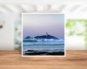 Godrevy Lighthouse Card, Godrevy Lighthouse Christmas Card, Godrevy Birthday Card  Godrevy Coaster, Godrevy Lighthouse Ceramic  decoration