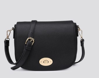 Saddle bags for women, shoulder bags, vegan leather handbags half moon bags crossbody bags messenger bags for her crossbody party handbag