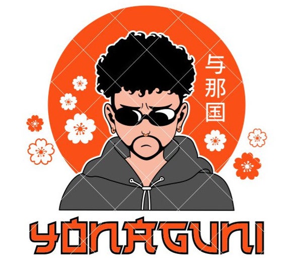 Bad Bunny Yonaguni Svg Bad Bunny Yonaguni Song Svg Etsy Canada