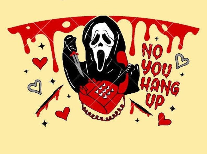 Scream Svg Horror Movies Svg Halloween Svg No You Hang up - Etsy Australia