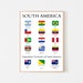 South American Capitals, Names Flags and Capitals, South American ...