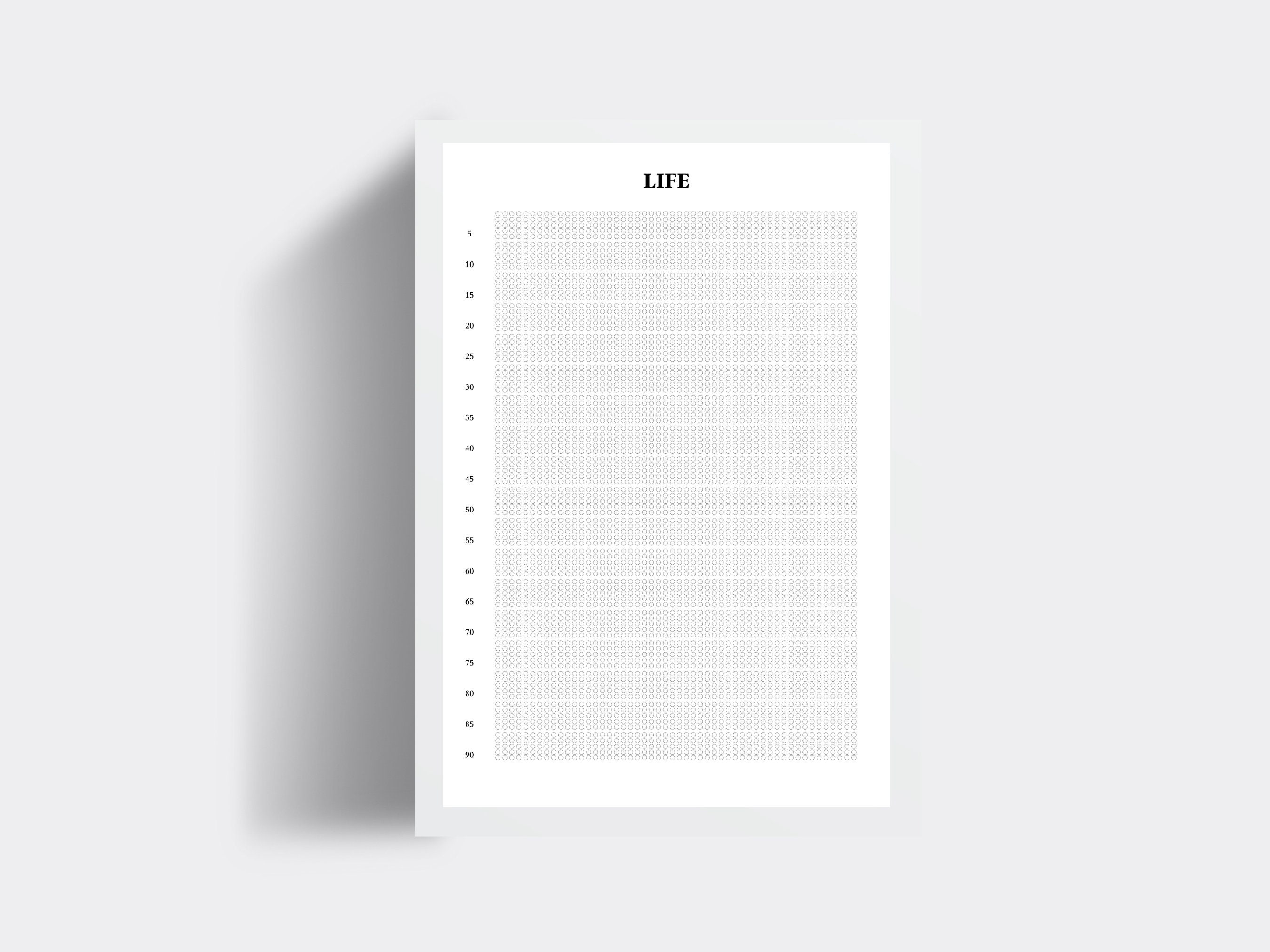 Life Calendar 90 Years Life Calendar Perpetual Calendar Etsy Australia life-calendar-90-years-life-calendar-perpetual-calendar-etsy-australia