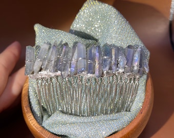 SEAWONDER - Haarkam met kwartskristallen
