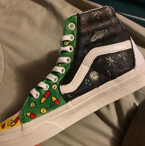 customized high top vans