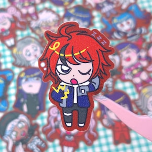 Hundred Line Last Defense Academy Vinyl Glitter Stickers | 100line Takumi, Eito, Nozomi, Hiruko, Darumi, Ima, Kako, Gaku, Yugamu, Kurara