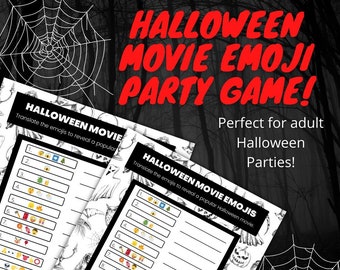 Halloween Movie Emoji Party Game For Adults