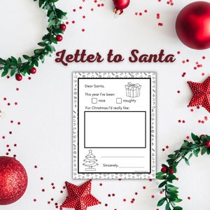 51 Page Download and Print Preschool Christmas Themed Activity Book image 7