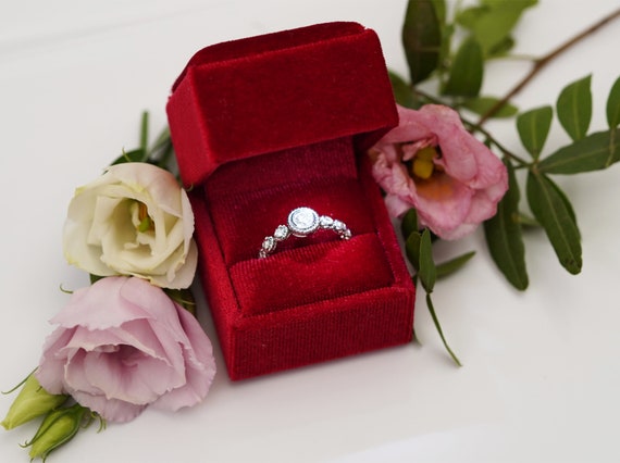 Creative Design Engagement Wedding Elegant Ring Gift Box Packaging