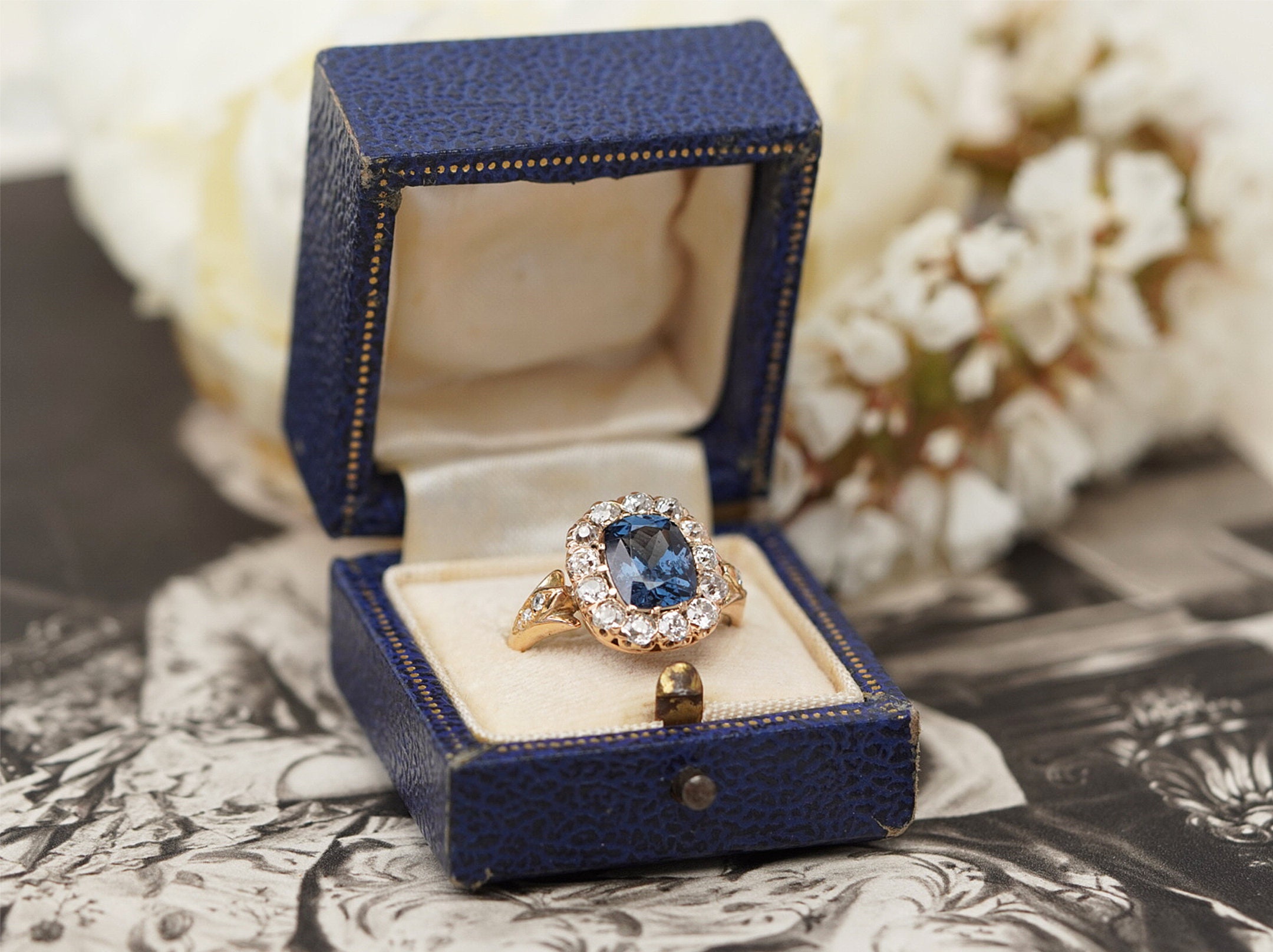 Écrin Vintage Royal Asscher Pour Bague Ou Bijoux - Occasion - Boîte à Bijoux