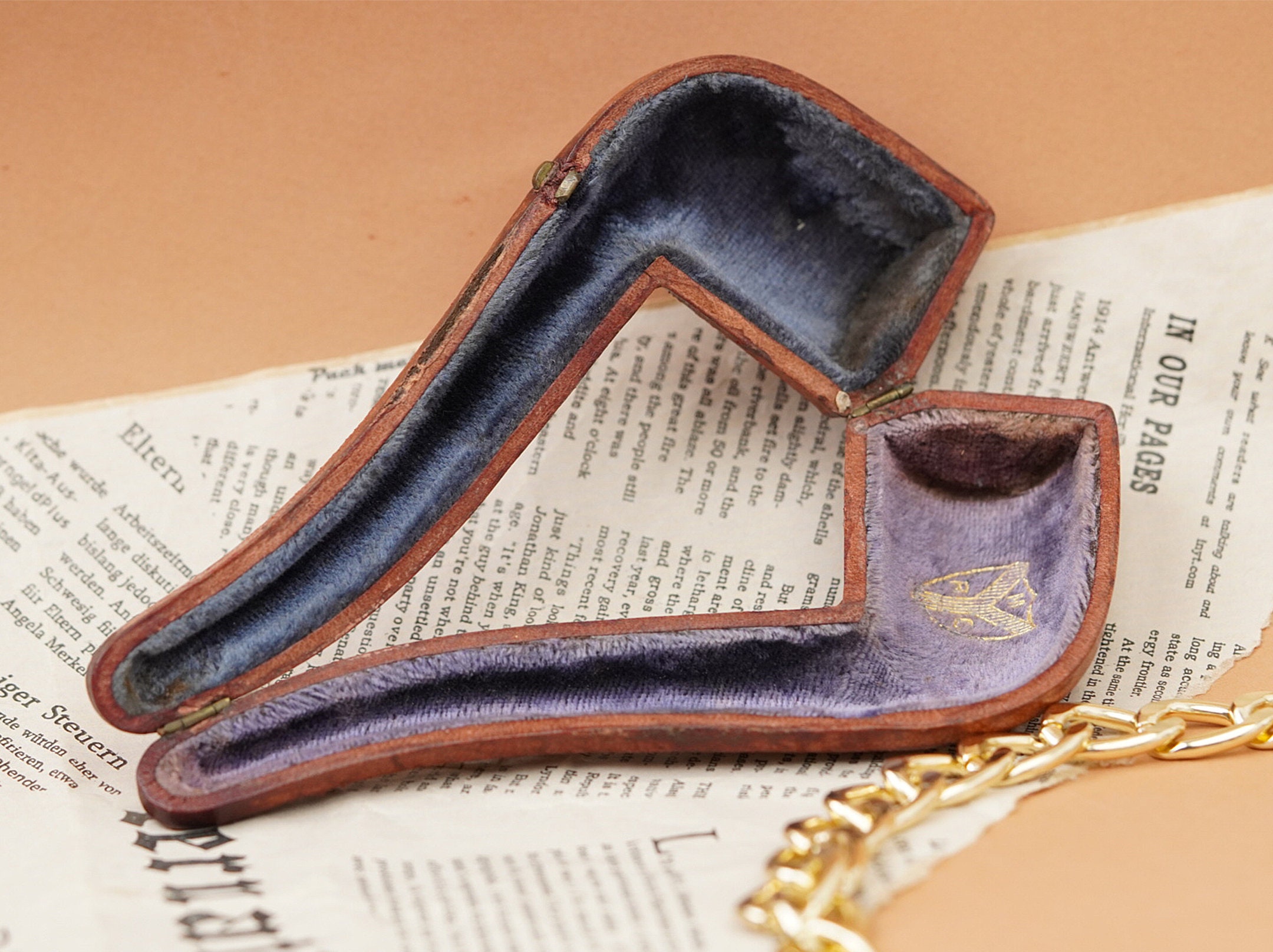 Pipe ancienne vintage Ancienne pour collectionneur, objet rétro tabac déco - Collection