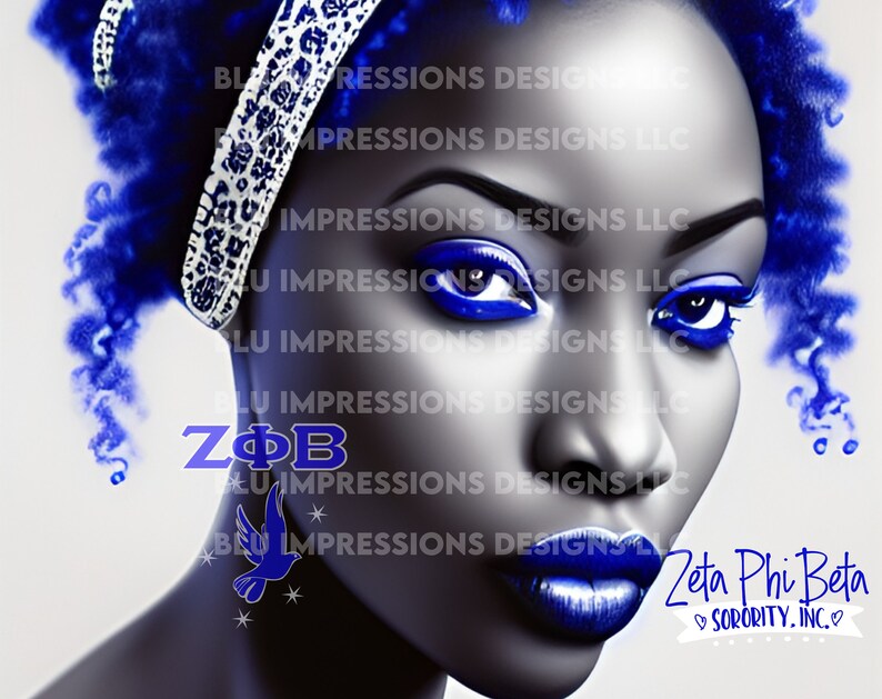 Zeta Phi Beta Sorority Inc. Art. Representation Matters. Etsy