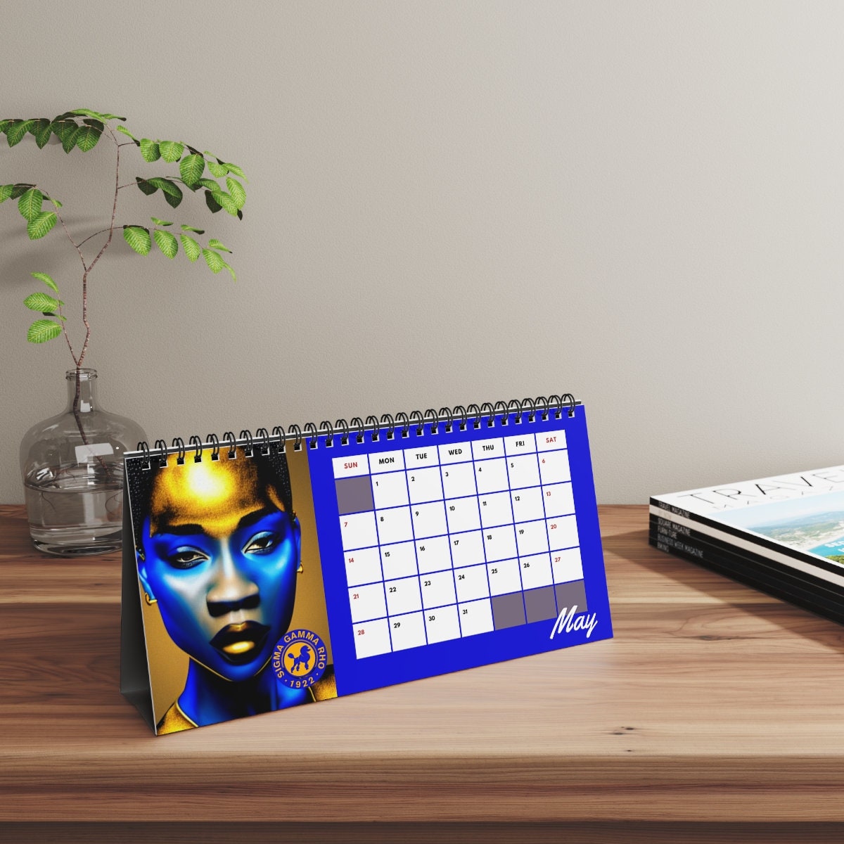 Sigma Gamma Rho Themed Desk Calendar 2023 African American Etsy